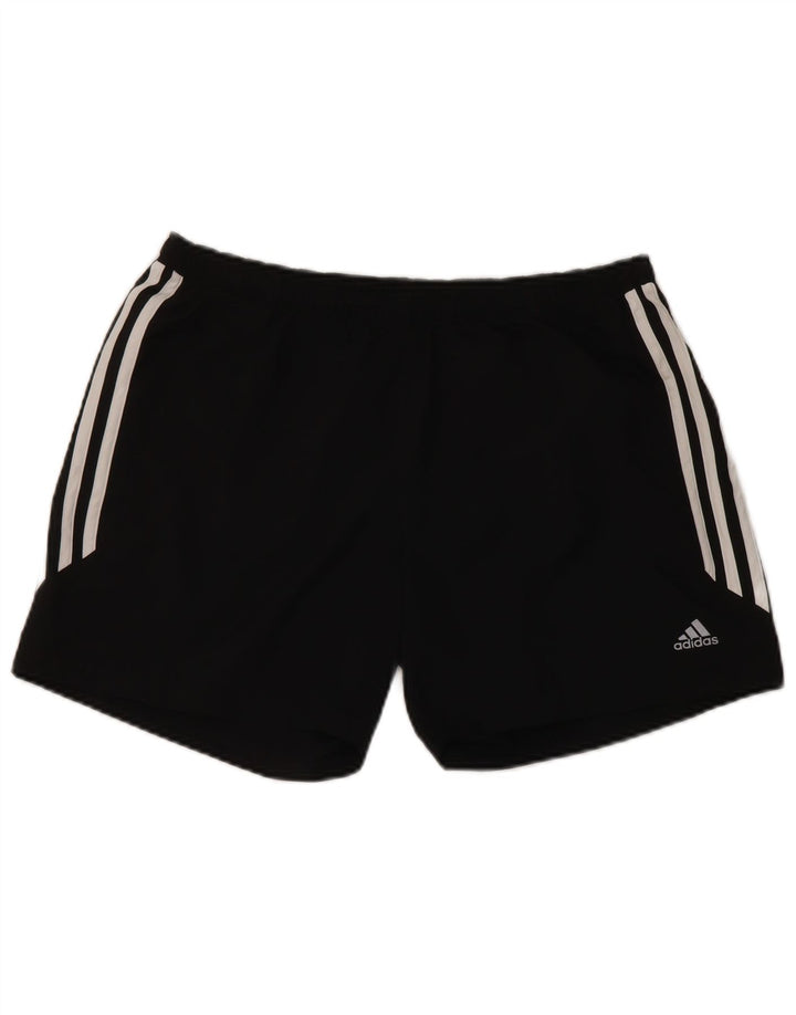 Γυναικείο αθλητικό σορτς Adidas Climalite UK 10 Small μαύρο πολυεστέρα