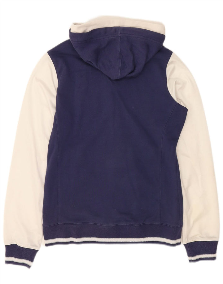 Champion Womens Heritage Fit Varsity Jacket UK 14 Medium Navy Blue