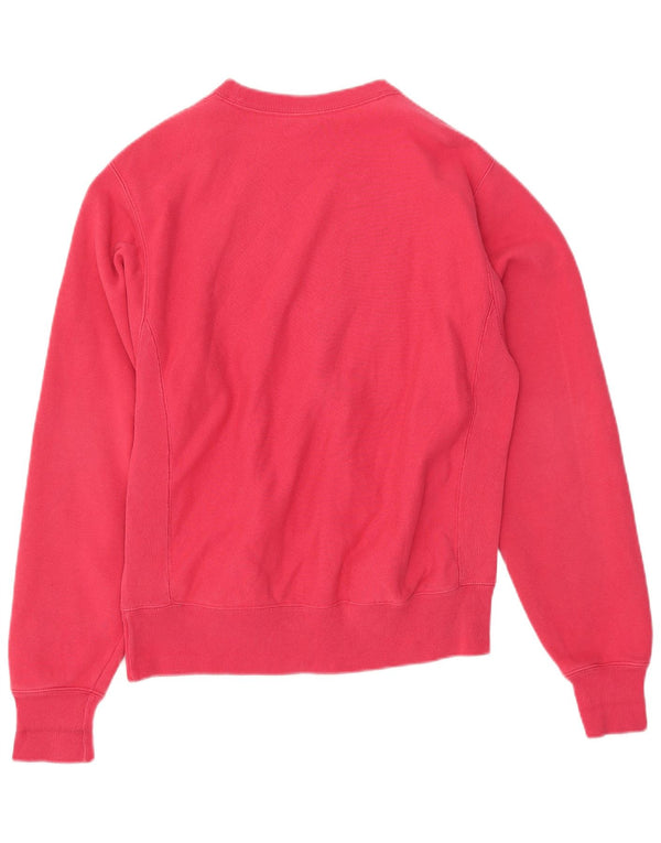 Champion Γυναικεία φούτερ μεγάλου μεγέθους Jumper UK 10 Small Pink Cotton