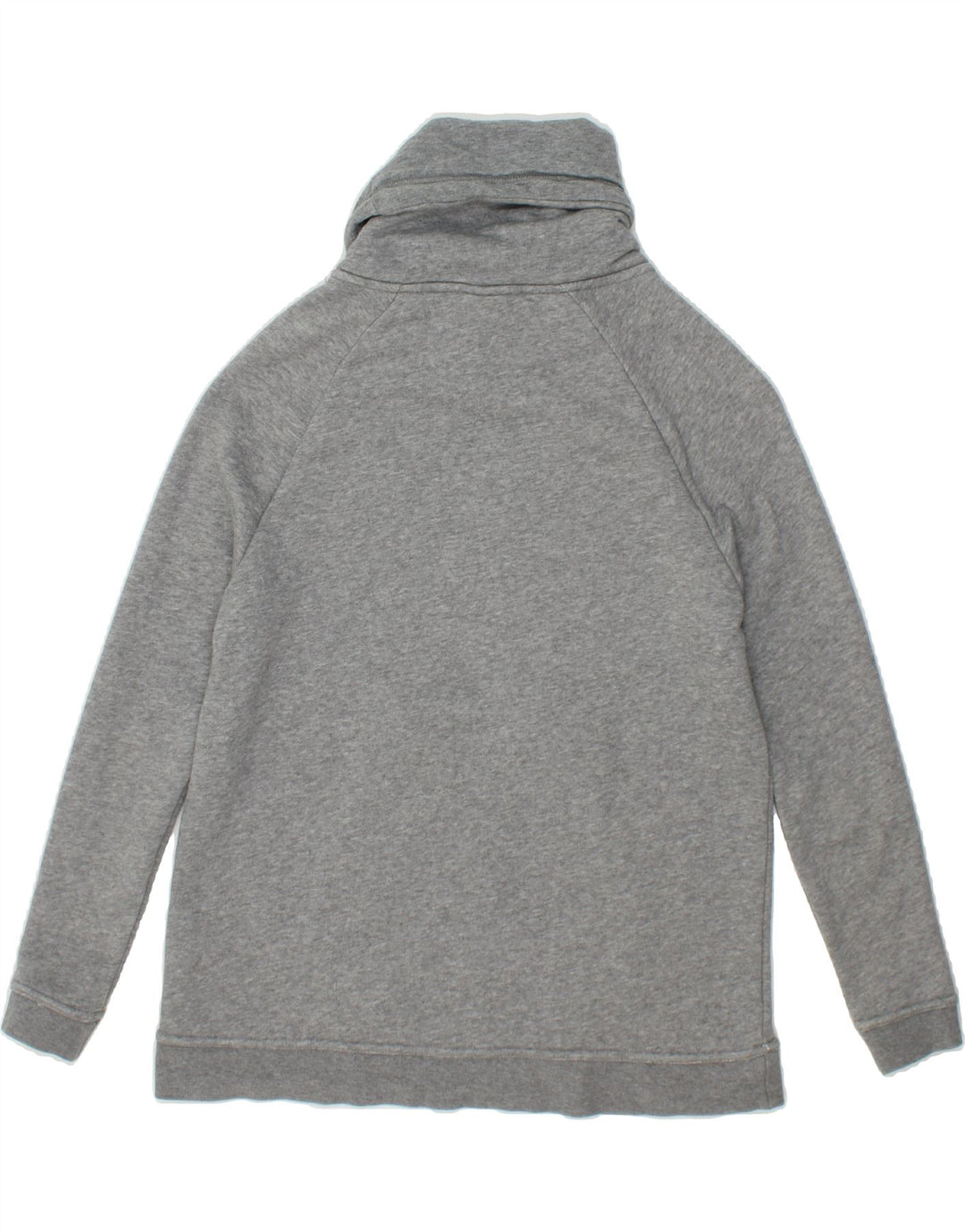 NIKE Womens Roll Neck Sweatshirt Jumper UK 10 Small Grey Cotton Vintage Nike and Second-Hand Nike from Messina Hembry 