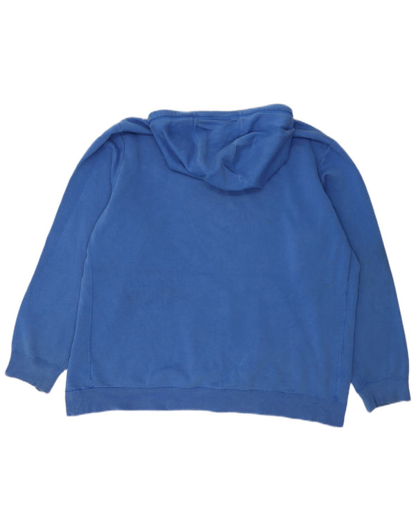 Adidas Ανδρικό Hoodie Jumper 2XL Μπλε βαμβακερό