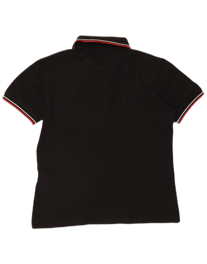 Fred Perry Ανδρικό Πόλο Μπλουζάκι Μικρό Μαύρο Ριγέ Βαμβακερό