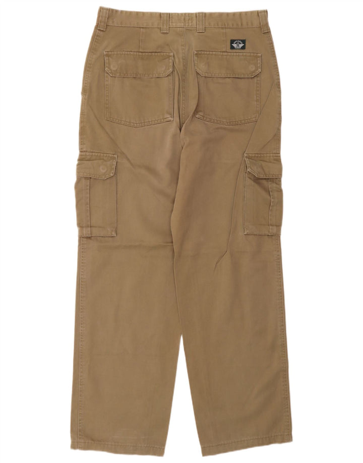 Dockers Mens Khakis Straight Cargo Παντελόνι W34 L32 Khaki