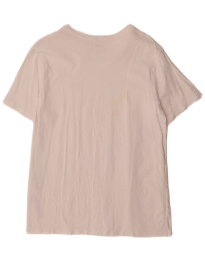 Ανδρικό μπλουζάκι Levi's Standard Top Large White Βαμβακερό