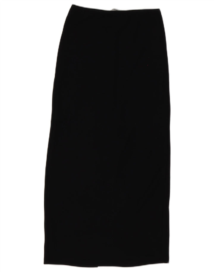 Zara Γυναικεία Midi Φούστα Small W28 Μαύρη