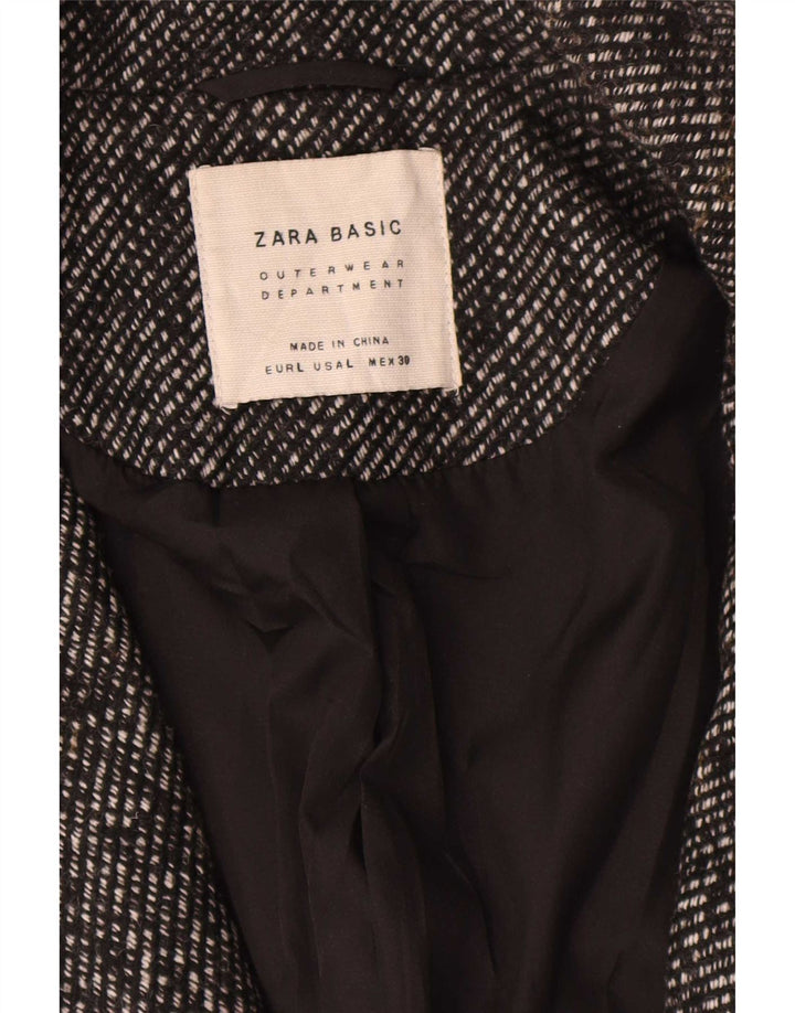 Zara Γυναικείο Παλτό UK 16 Large Grey Wool