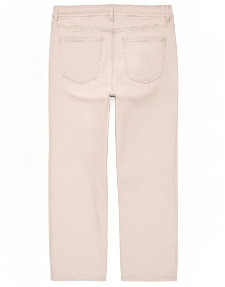 Marks & Spencer Γυναικείο Cropped Παντελόνι UK 12 Medium W30 L24 Silver