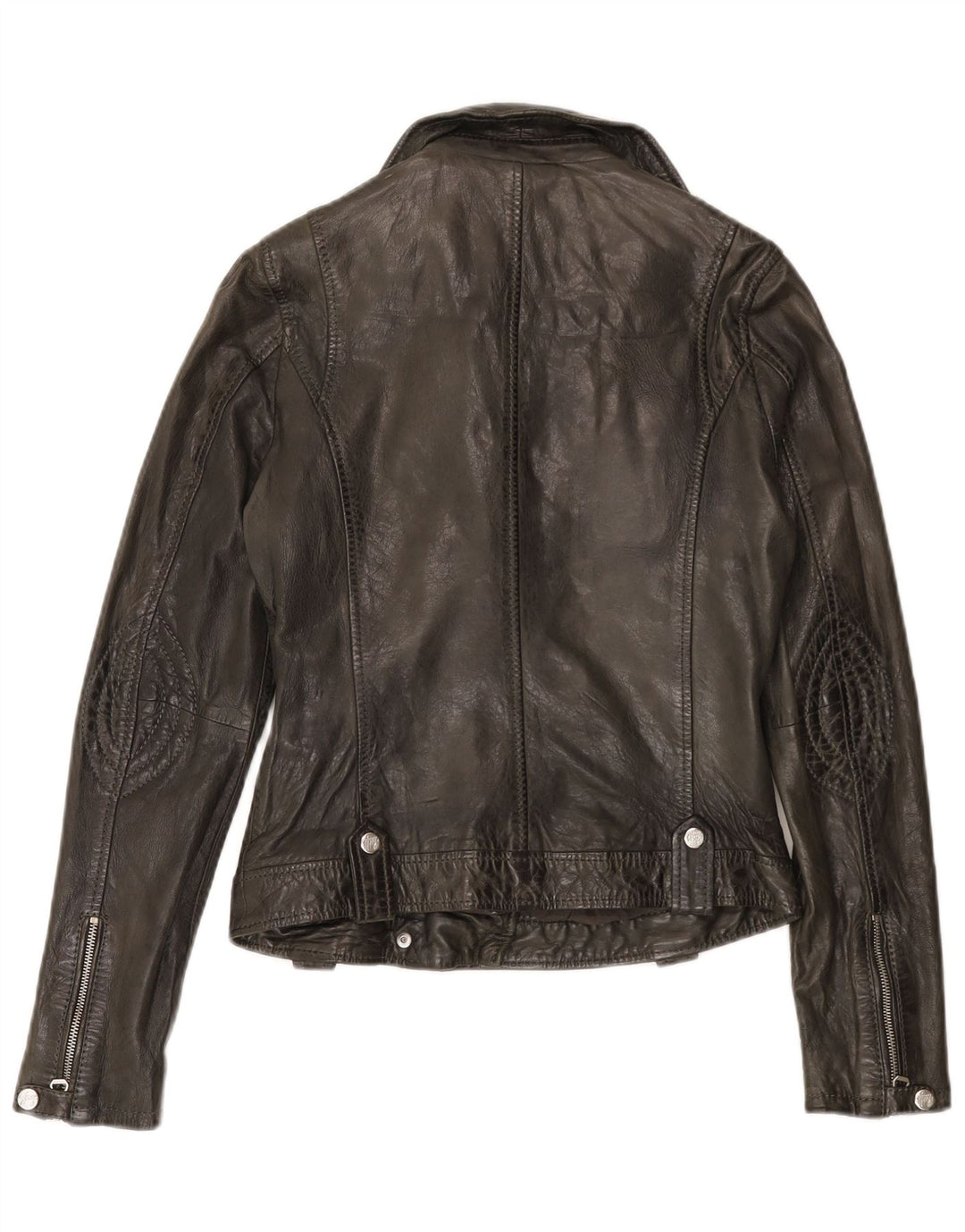 Gipsy Γυναικείο Δερμάτινο Μπουφάν Biker UK 6 XS Μαύρο