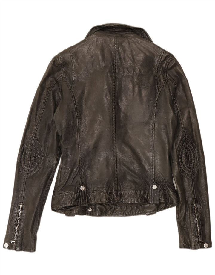 Gipsy Γυναικείο Δερμάτινο Μπουφάν Biker UK 6 XS Μαύρο