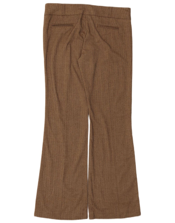 Jane Norman Γυναικείο Casual Παντελόνι US 12 Large W34 L33 Brown Ψαροκόκκαλο