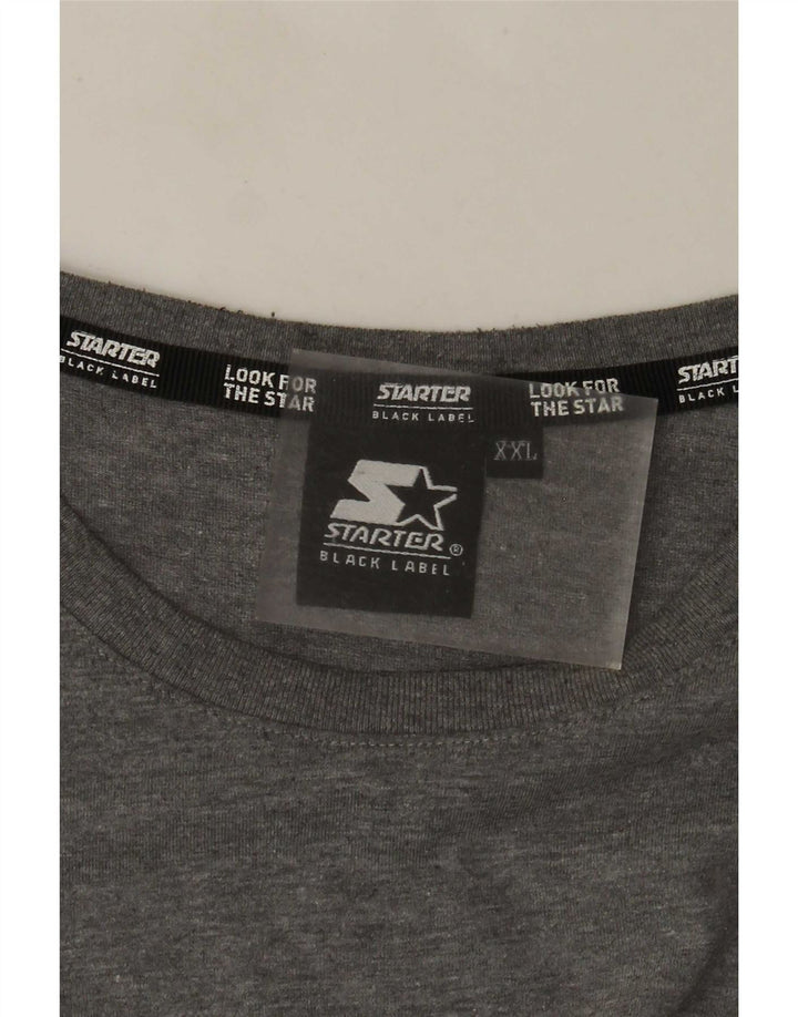Starter Γυναικείο Μακρυμάνικο T-Shirt Top UK 21 2XL Γκρι