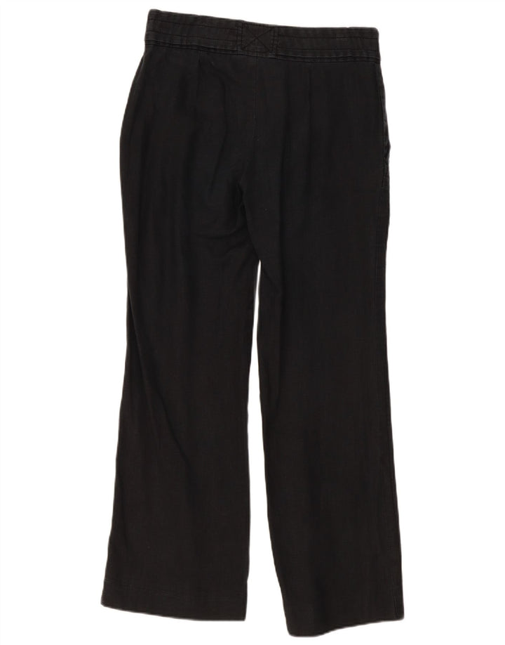 Zara Γυναικείο Bootcut Casual Παντελόνι Small W26 L30 Μαύρο