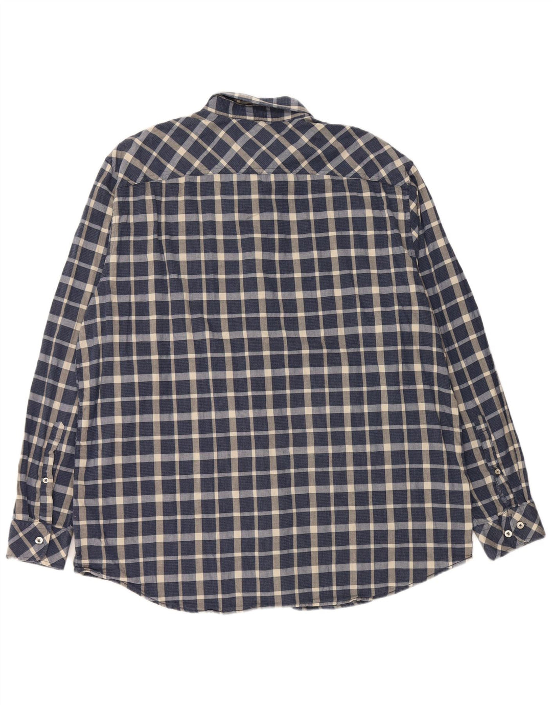 Ανδρικό πουκάμισο JOULES 2XL Navy Blue Check Cotton