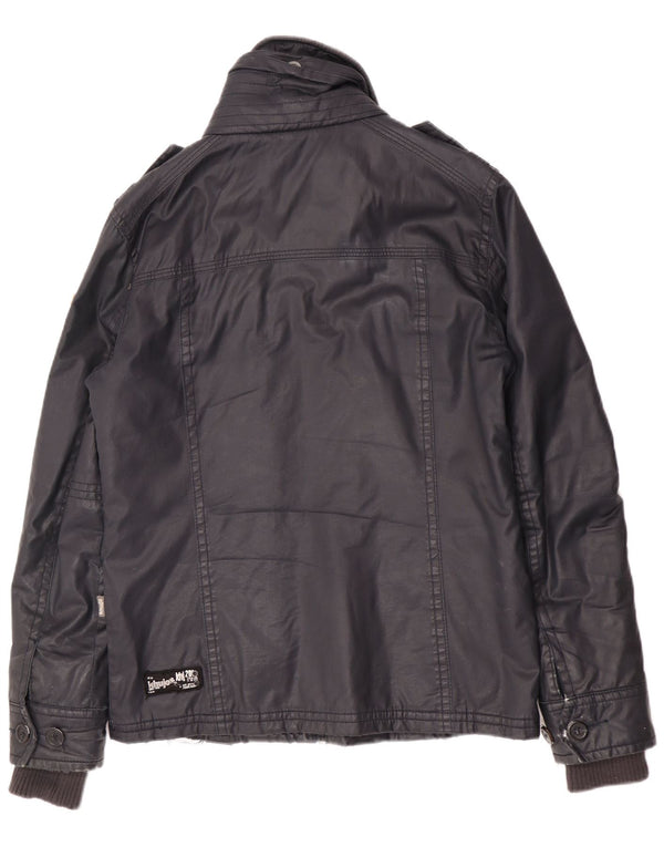 KHUJO Ανδρικό Utility Jacket UK 36 Small Navy Blue
