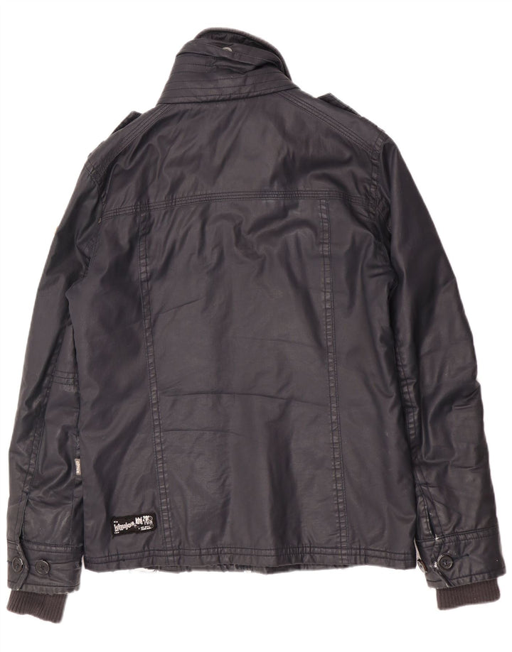 KHUJO Ανδρικό Utility Jacket UK 36 Small Navy Blue