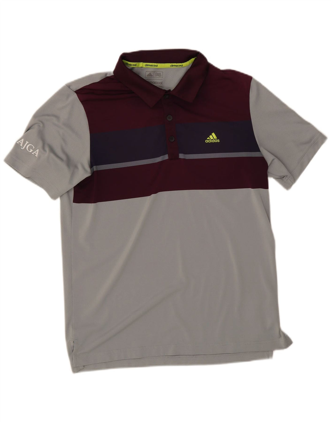 Ανδρικό πουκάμισο Adidas Climacool Polo Small Grey Colourblock Polyester