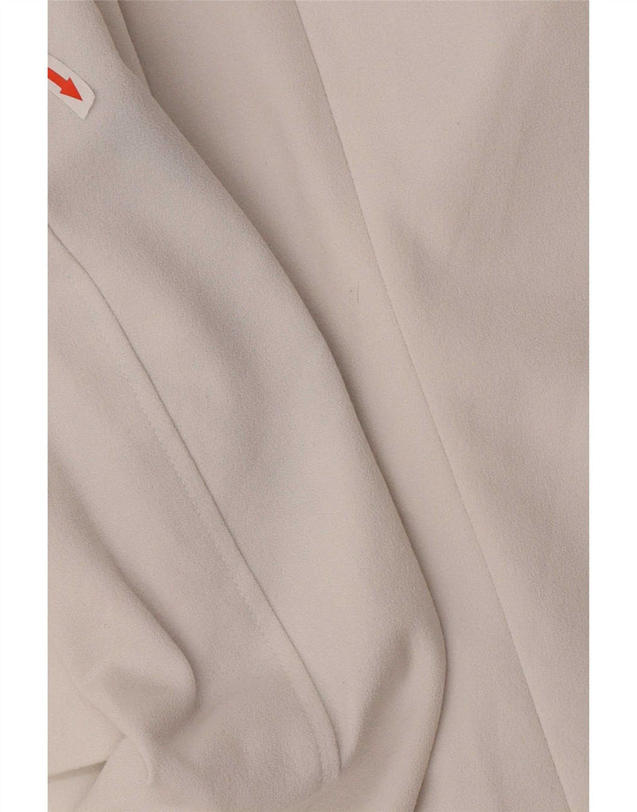 Zara Γυναικείο Μπουφάν Blazer με διπλό στήθος UK 6 XS Λευκός Πολυεστέρας