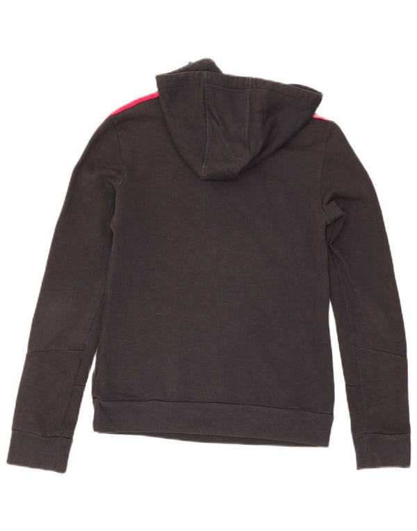 Γυναικείο Adidas Graphic Hoodie Jumper UK 4/6 XS Γκρι βαμβακερό