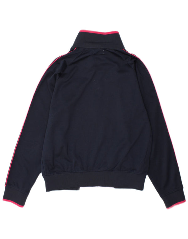 Γυναικεία αθλητική φόρμα Kappa Top Jacket UK 14 Medium Navy Blue Colourblock