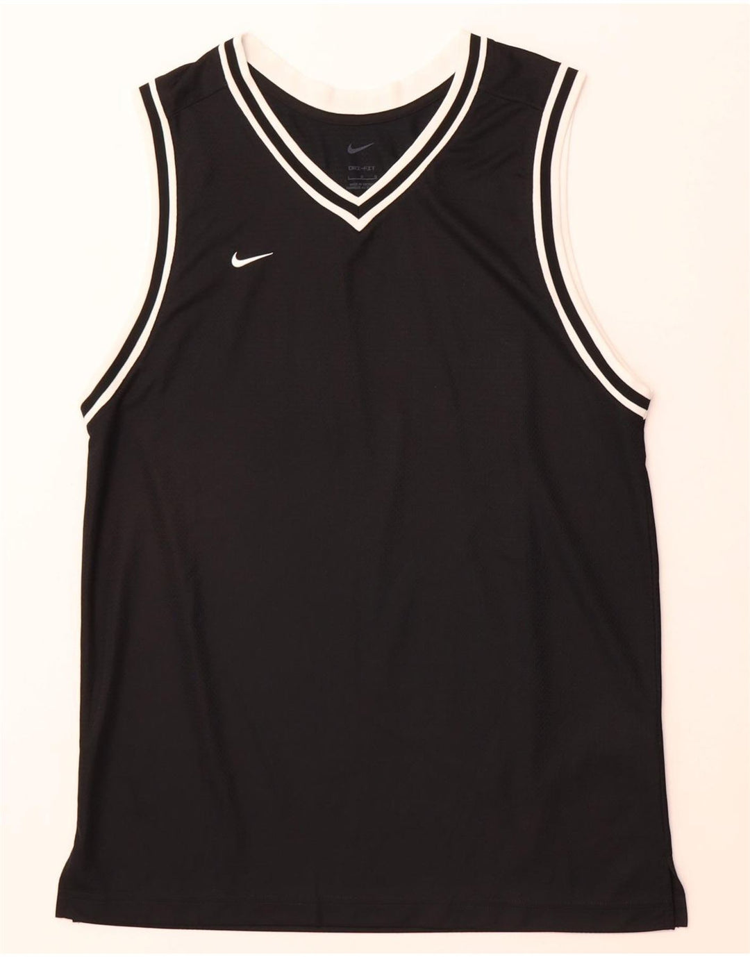 NIKE Ανδρικό γιλέκο Dri Fit Top Large Μαύρο Πολυεστέρας