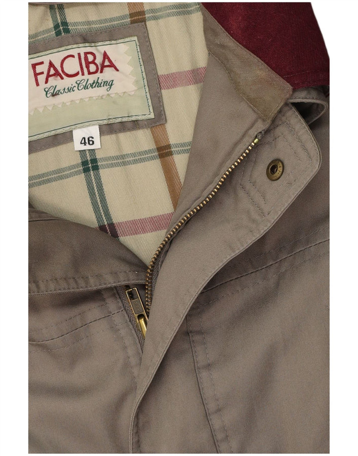 Faciba Ανδρικό Μπουφάν UK 46 3XL Γκρι