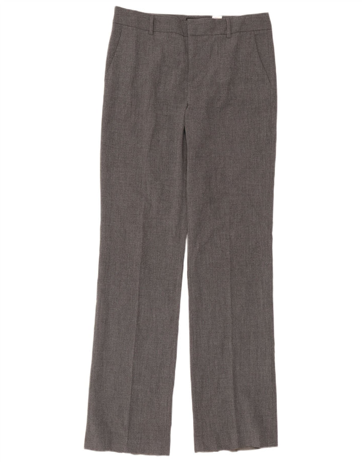 Zara γυναικείο ίσιο παντελόνι EU 40 Medium W30 L34 Grey Polyester