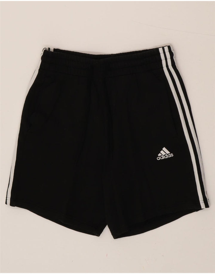 Ανδρικό αθλητικό σορτς Adidas, μεσαίο μαύρο βαμβακερό