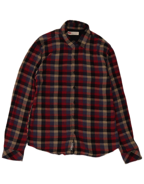 Ανδρικό φανελένιο πουκάμισο Levi's Lumberjack Slim Fit Large πολύχρωμο καρό