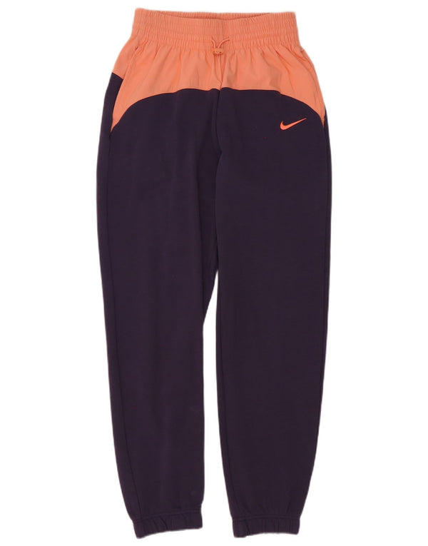 Γυναικεία αθλητική φόρμα Nike Παντελόνι Joggers UK 6 XS Purple Colourblock Cotton