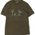 Ανδρικό γραφικό μπλουζάκι Jack & Jones Top Medium Khaki Cotton