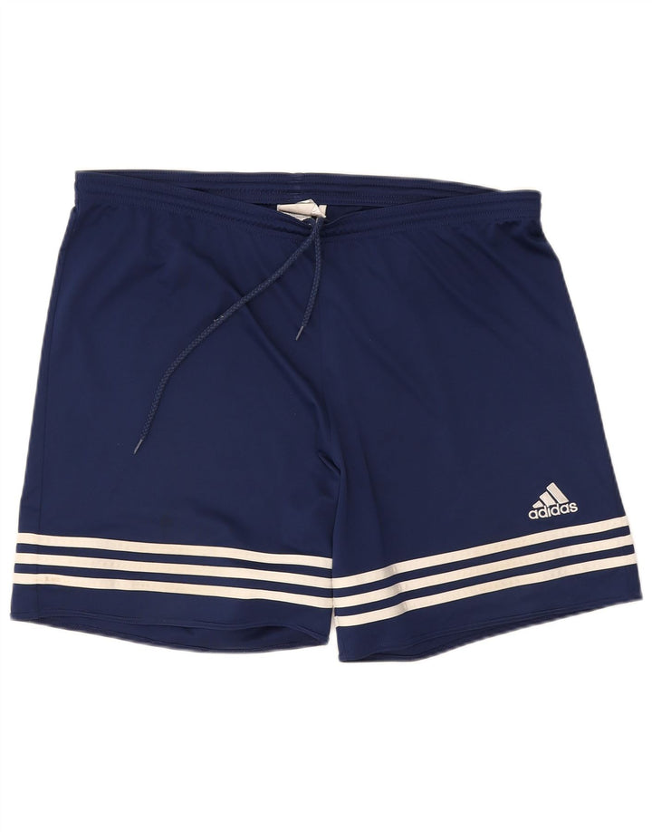 Ανδρικό αθλητικό σορτς Adidas Climalite XL Navy Blue Polyester