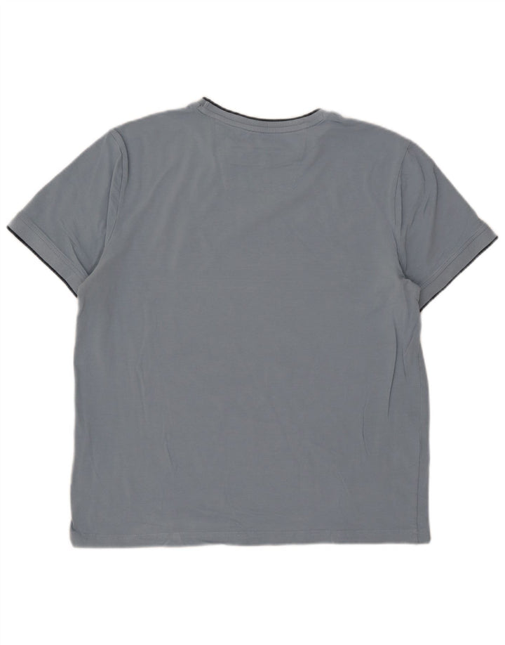 Ανδρικό T-Shirt Nautica Top μεγάλο μπλε βαμβακερό
