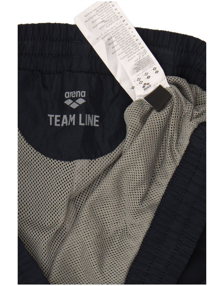 ARENA Mens Tracksuit Trousers Large Navy Blue Polyester