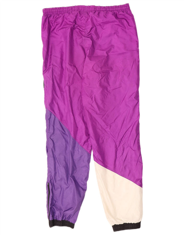 Active Ανδρική φόρμα παντελόνι Joggers Medium Purple Colourblock Polyamide