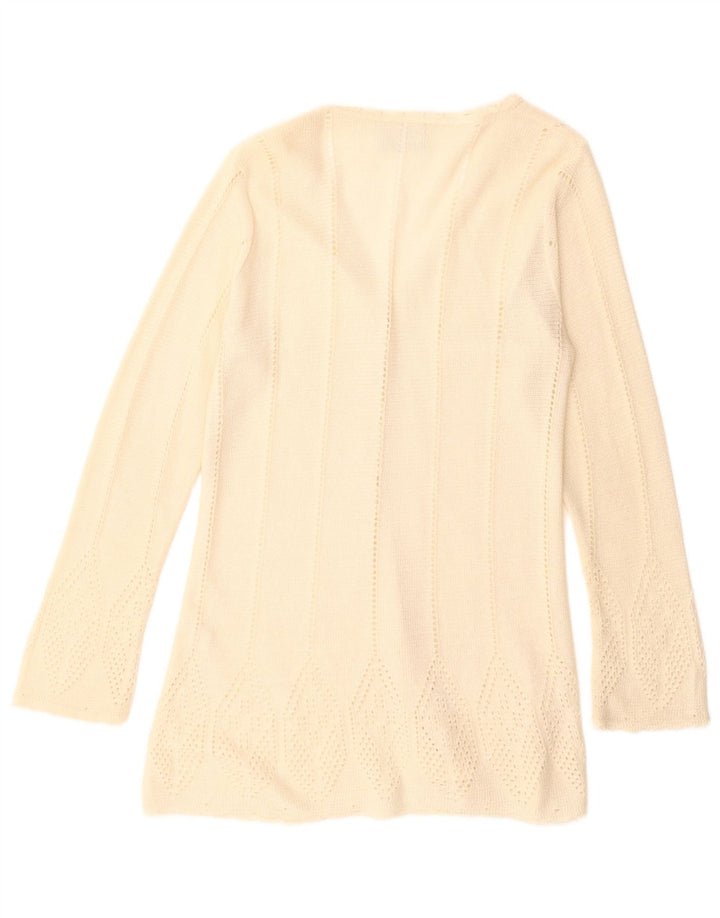 Γυναικείο πουλόβερ ETAM Longline Cardigan UK 14 Medium Beige Acrylic