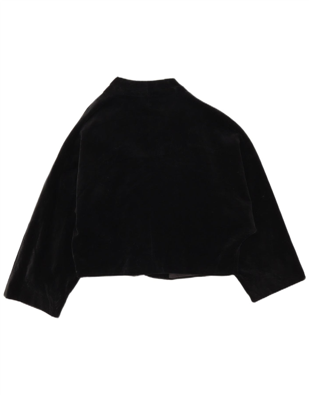 Max Mara Γυναικείο Oversized Open Velvet Blazer Jacket UK 12 Medium Black