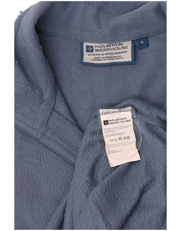 Mountain Warehouse Ανδρικό φερμουάρ Fleece Jumper Medium Blue Polyester