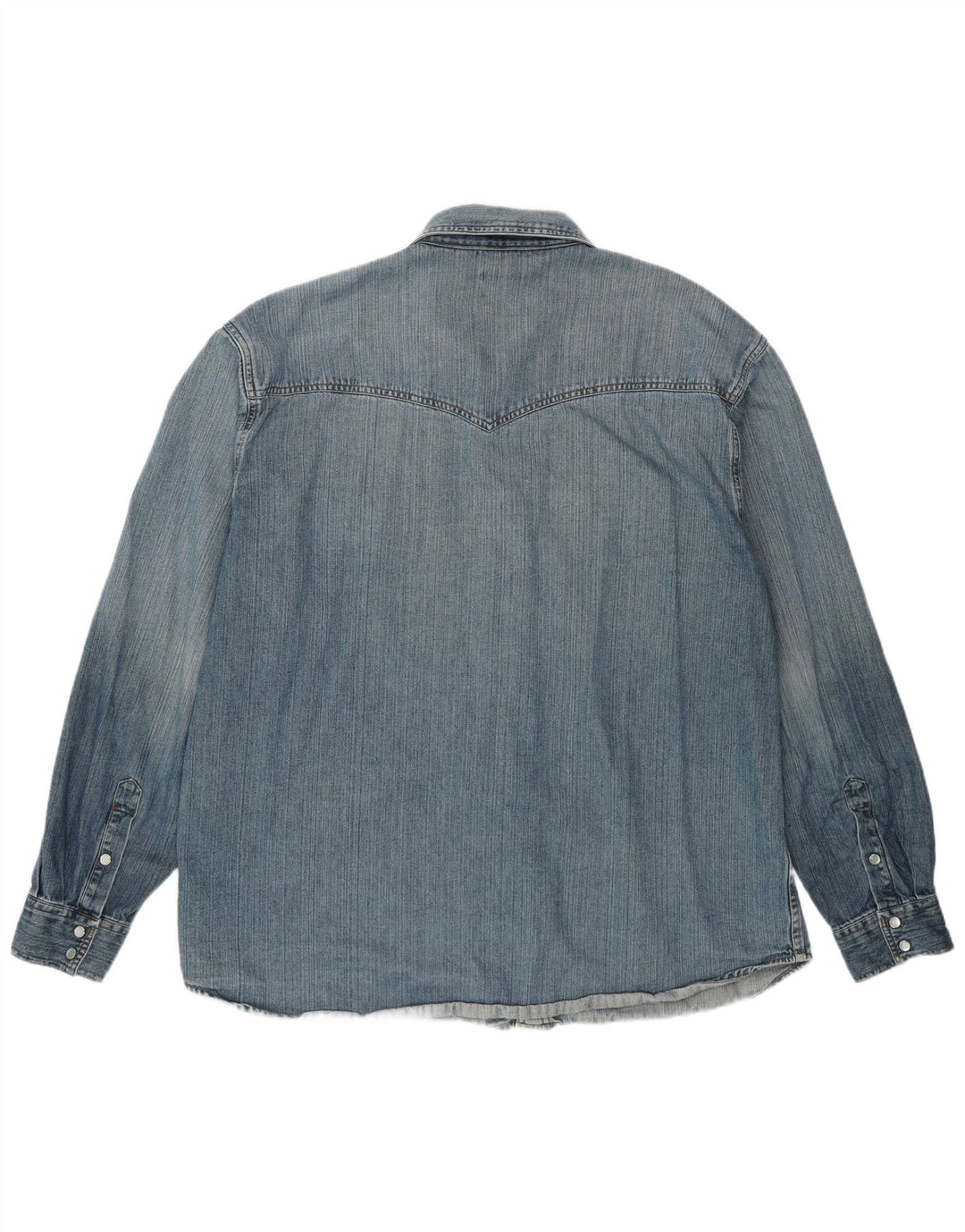 Ανδρικό τζιν πουκάμισο WRANGLER 2XL Μπλε βαμβακερό