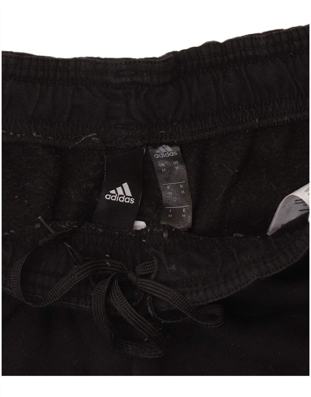 Ανδρική φόρμα Adidas Παντελόνι Joggers Μεσαίο μαύρο βαμβακερό