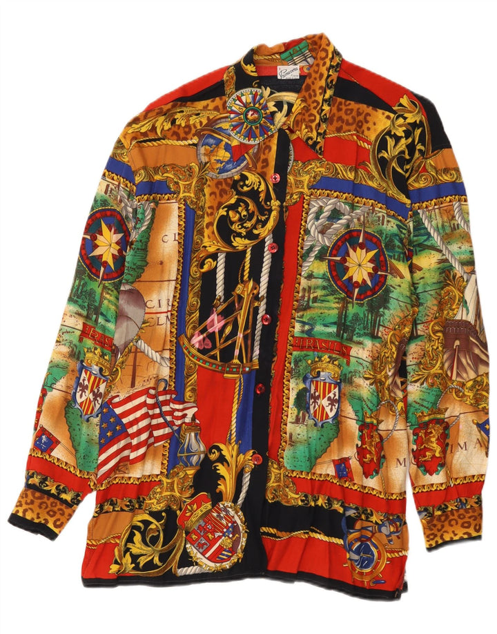 Primavera Firenze Γυναικεία μπλούζα με αφηρημένο σχέδιο US 3 Small Multicolo