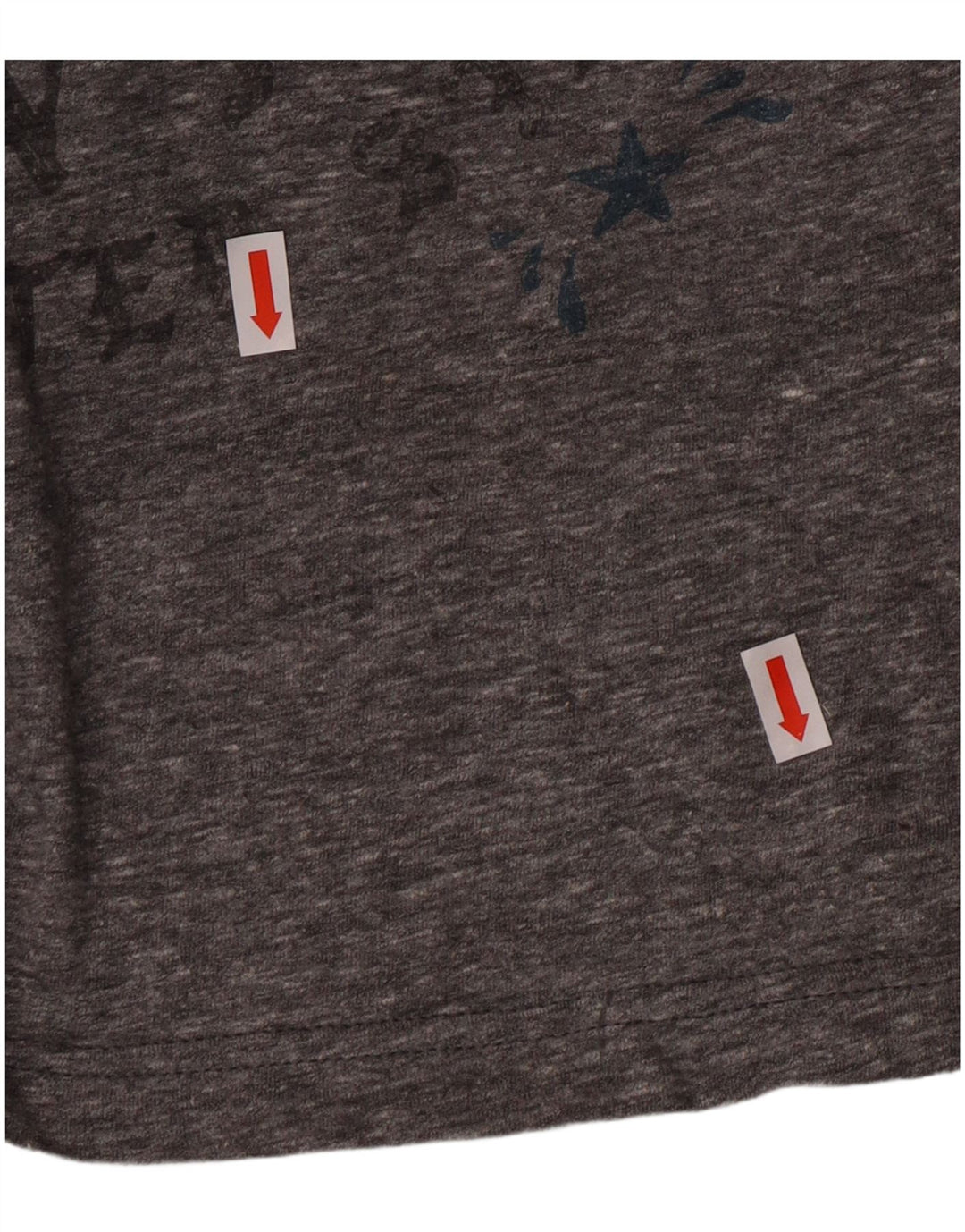 Ανδρικό T-Shirt με γραφικό κανονική εφαρμογή Hurley Top Medium Grey