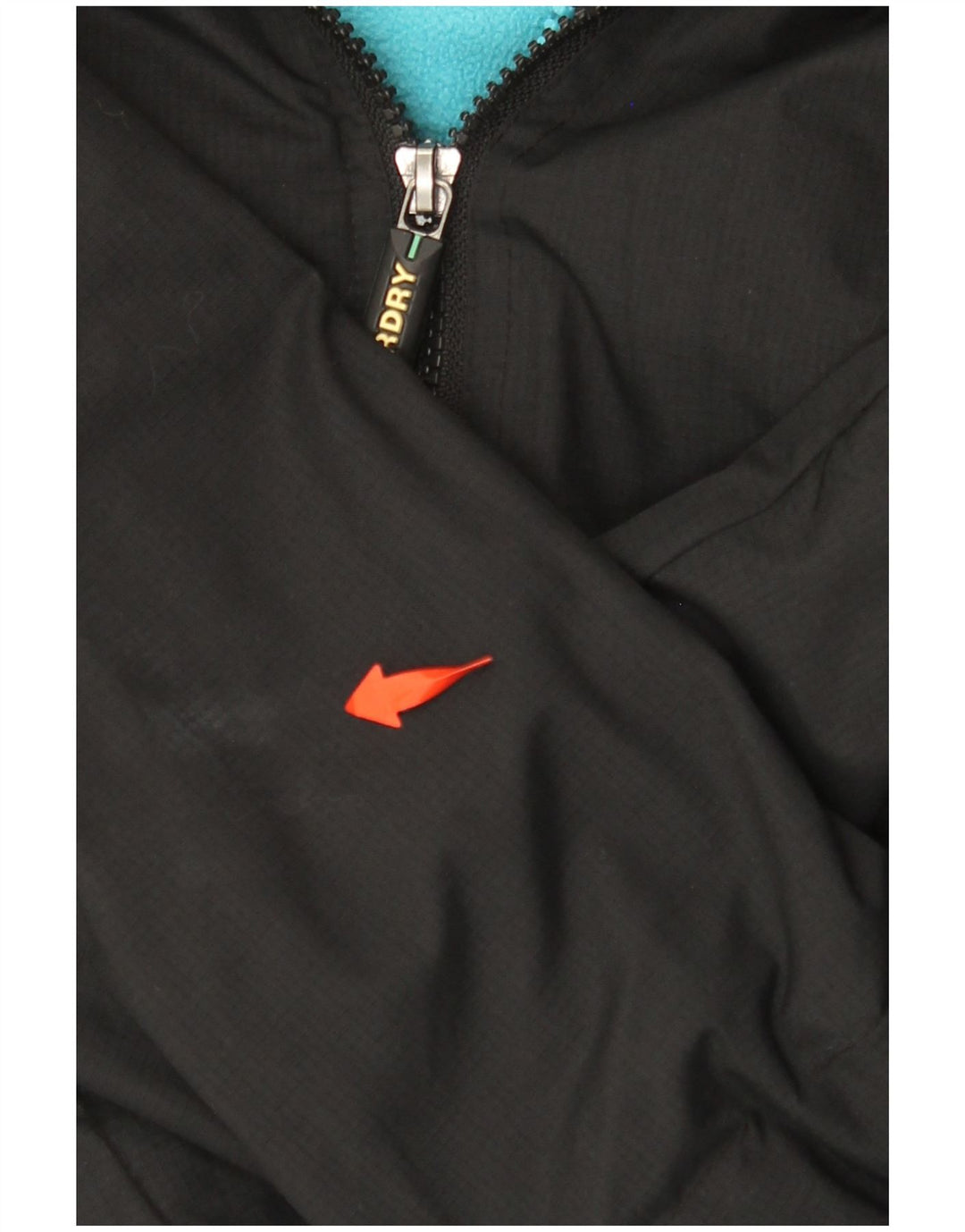 SUPERDRY Γυναικείο Windcheater Hooded Windbreaker Jacket UK 12 Medium Black