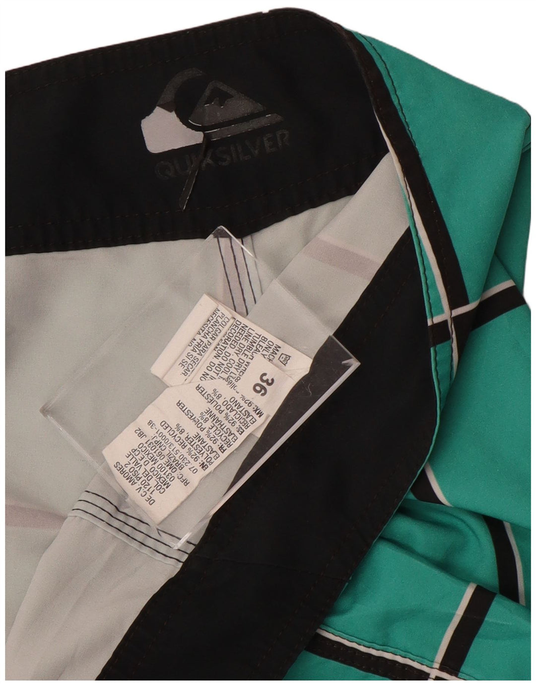 Ανδρικό σορτς κολύμβησης Quiksilver μεγάλο μπλε καρό πολυεστέρα