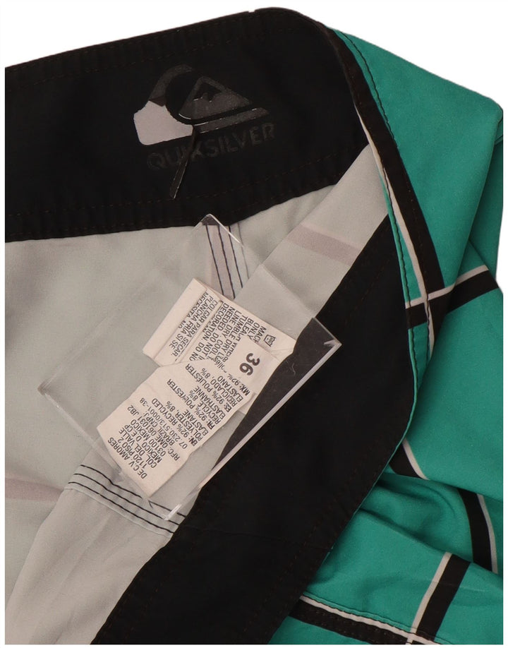 Ανδρικό σορτς κολύμβησης Quiksilver μεγάλο μπλε καρό πολυεστέρα