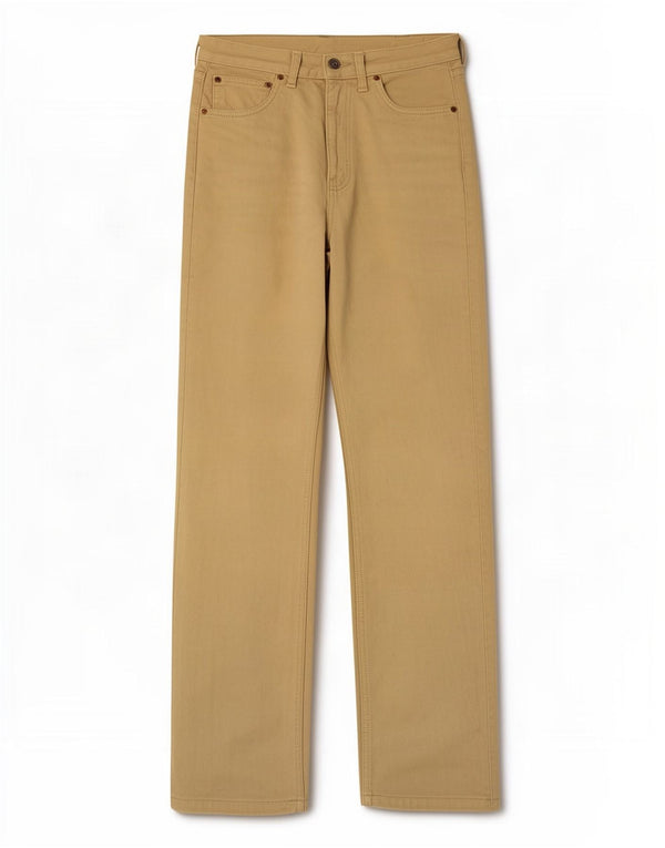 Levi's Mens 501 Straight Jeans W28 L28 Μπεζ βαμβακερό