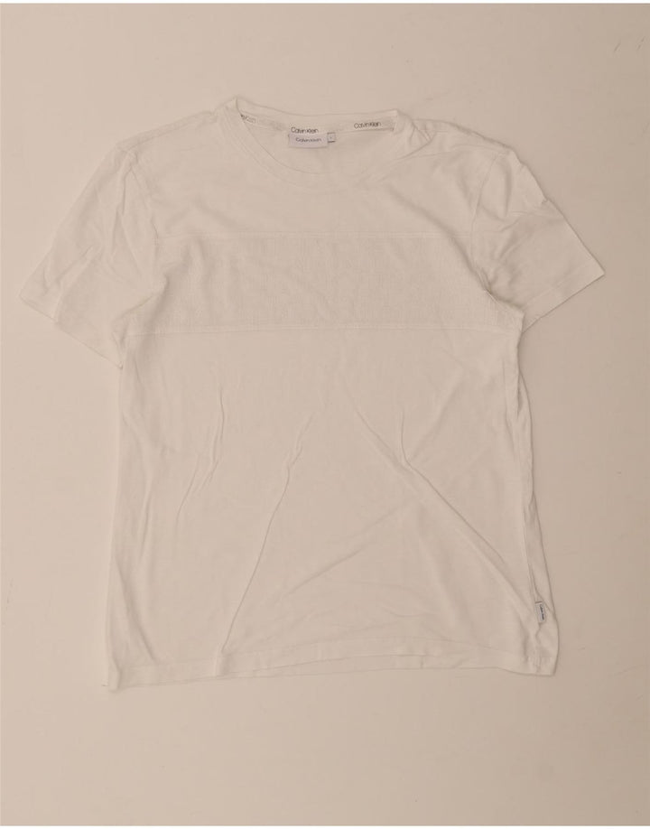 Γραφικό ανδρικό μπλουζάκι Calvin Klein Top Large Λευκό