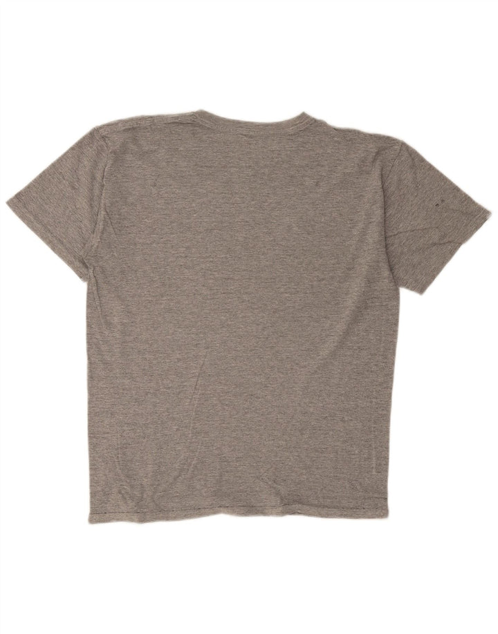 Ανδρικό γραφικό T-Shirt Vans Τοπ μεσαίου γκρι βαμβακερό