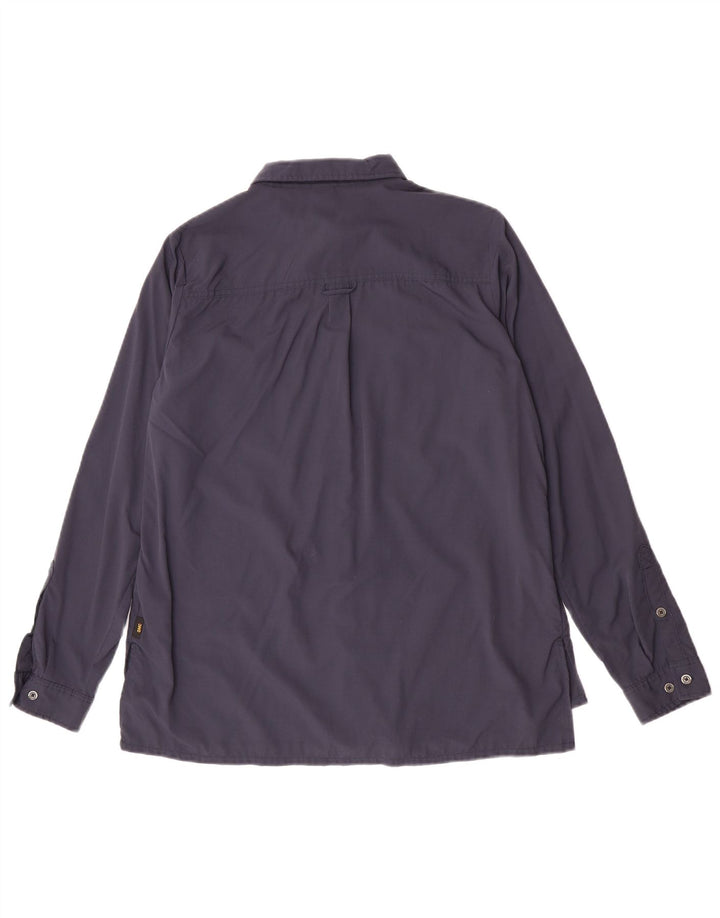 Jack Wolfskin Γυναικείο πουκάμισο UK 12 Medium Navy Blue Polyamide