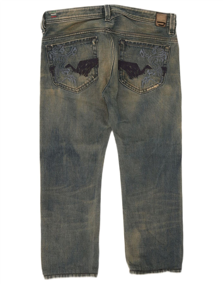 Diesel Ανδρικό Τζιν Thanaz Cropped W32 L24 Μπλε βαμβακερό