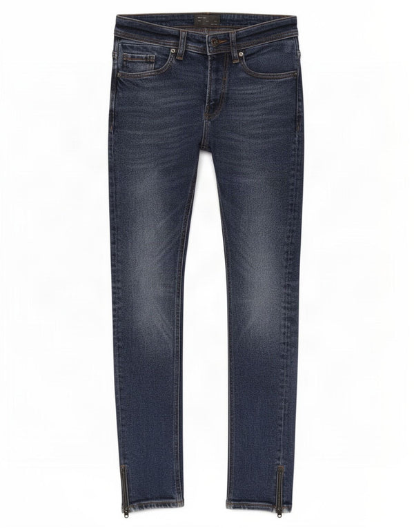 Zara Ανδρικό Skinny Jeans EU 38 Small W30 L29 Μπλε βαμβακερό